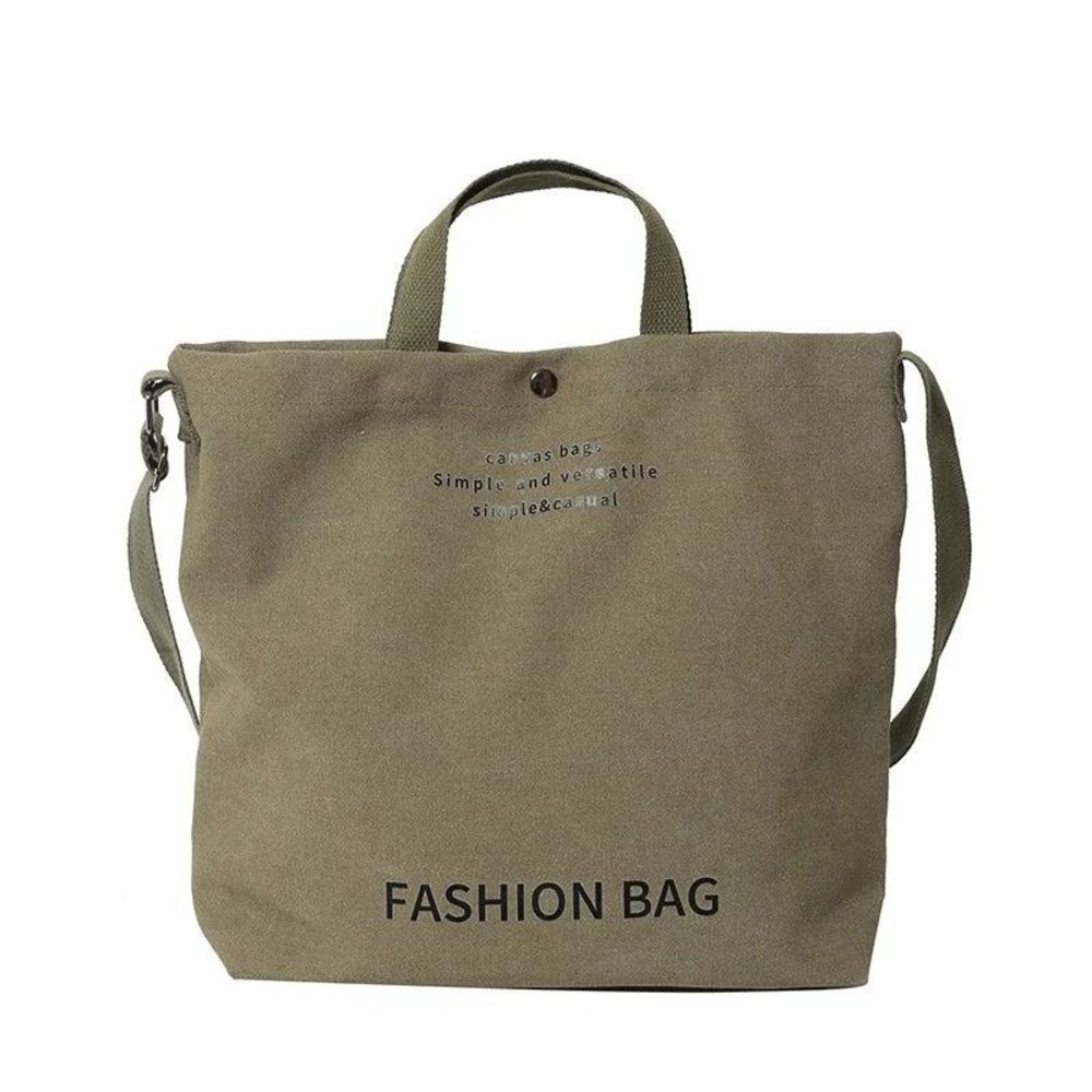 Canvas Tote Bag Fashion Bag Olive Green‎ Casual Shoulder